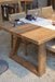 grote teakhouten tafel 4 meter victoria van gescova in showroom regio utrecht