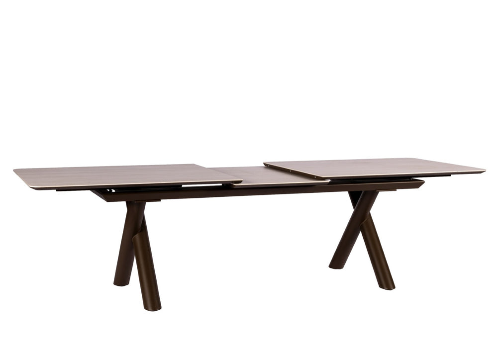 grote tuintafel uitschuifbaar bronze maratea yoi furniture
