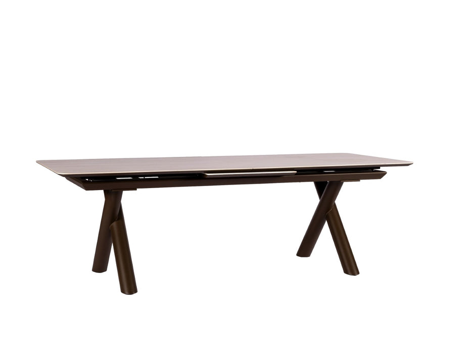 grote tuintafel uitschuifbaar tot 400 meter maratea bronze Yoi furniture