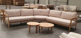 hoek loungebank lecce gescova in showroom nederland