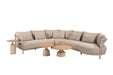 hoek loungebank voor buiten mykonos latte 4 seasons outdoor