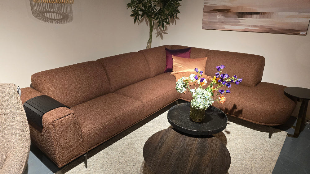 hoekbank met ronde lounge shadow het anker