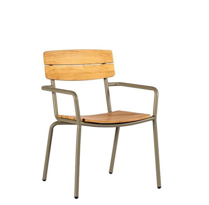 houten tuinstoel camogli olive Yoi