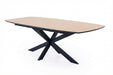 hpl oak tafel uitschuifbaar mira