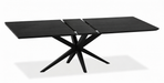 industriele uitschuiftafel zwart victor 60 cm uitschuifbaar