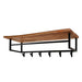 kapstok van massief acacia hout edge
