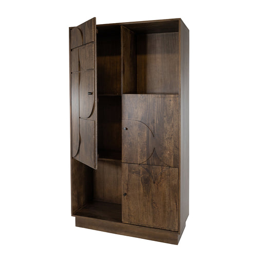 kast-180-met-3-deuren-en-2-open-vakken-mango-brown-walnut-kaapstad-collection-tropisch-hout-organisch-rond-figuren-retro-Wallnoot-bruinutrecht-100cm42cm180