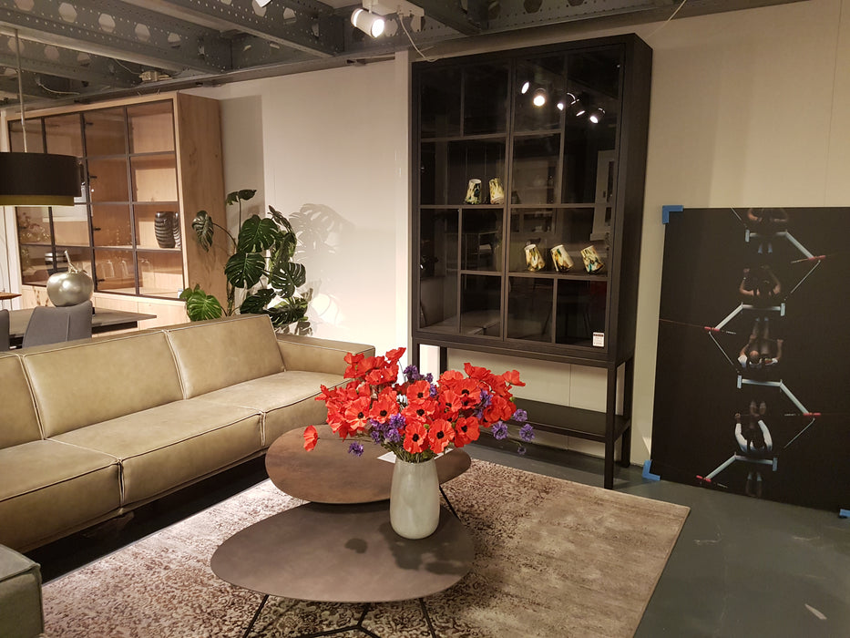 Vermeer grote vitrinekast Stoer - 20 verschillende kleuren