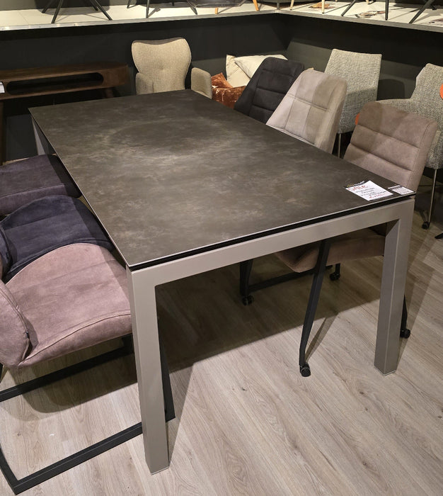 keramische tafel uitschuifbaar showmodel aanbieding