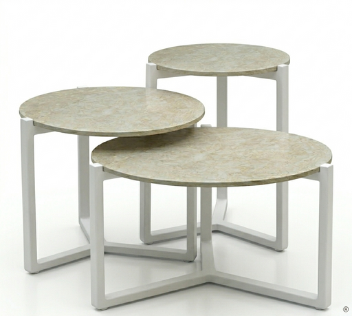 kermische salontafel set monaco oyster apple bee