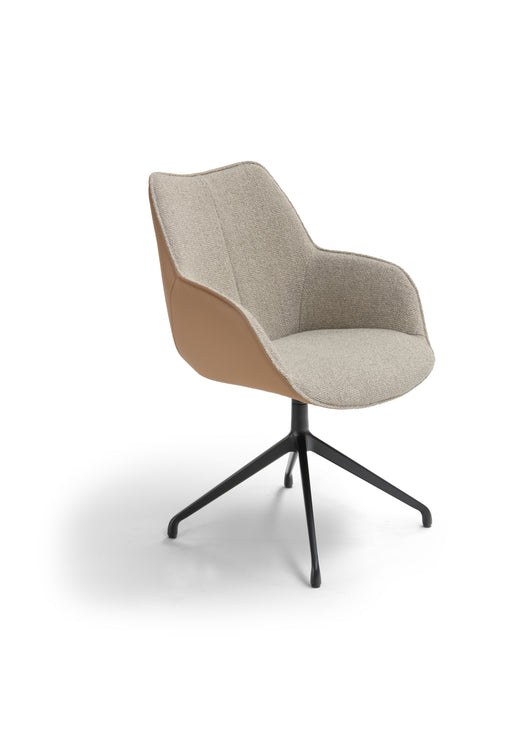 kiq-eetkamerstoel-draaibaar-leer-cognac-stof-wit_2