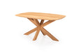 kleine deens ovale eettafel volledig hout mira