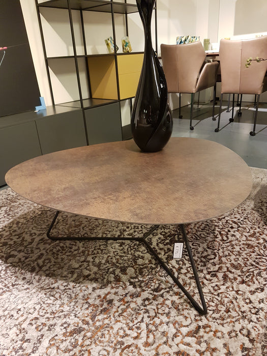 Twinny salontafel laag plastica brons HPL