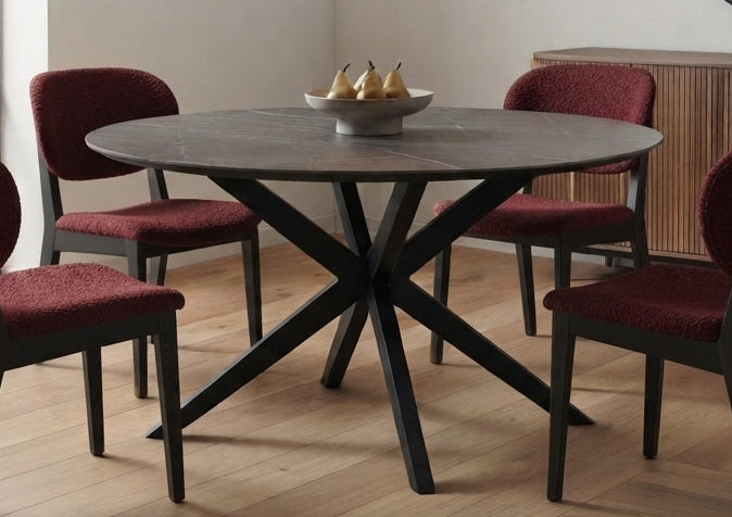 lamulux pedra marmerlook uitschuif eettafel vince