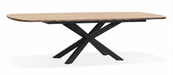 lamulux uitschuifbare eettafel finn old teak