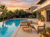 lecce hoek loungebank set gescova
