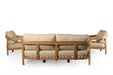 lecce loungeset teak gescova