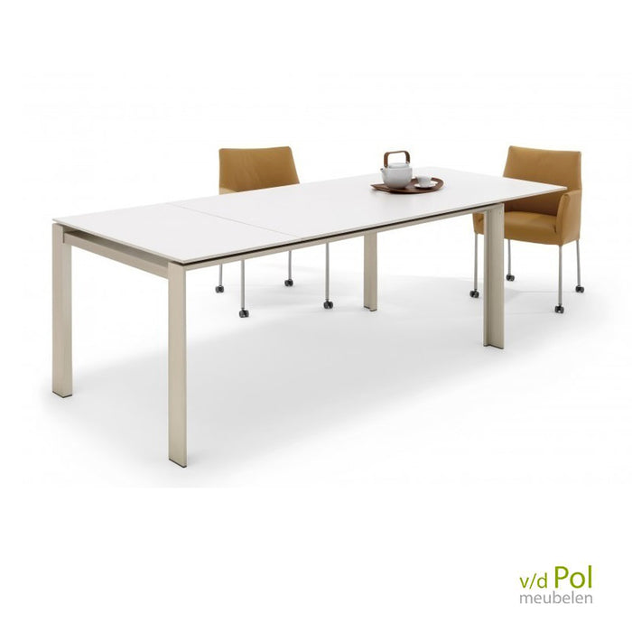 leren eetstoel invito met wielen