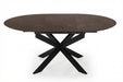 levi hpl bronze uitschuiftafel rond