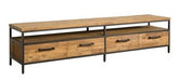 livorno-tv-meubel-200-cm-teakhout-metalen-frame-towerliving outlet