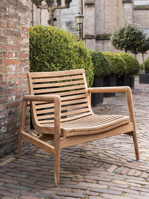 loungestoel massief teakhout dtp ray