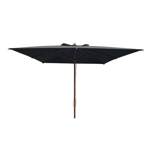 Borek parasol Lucia 300x300 zwart Van de Pol meubelen