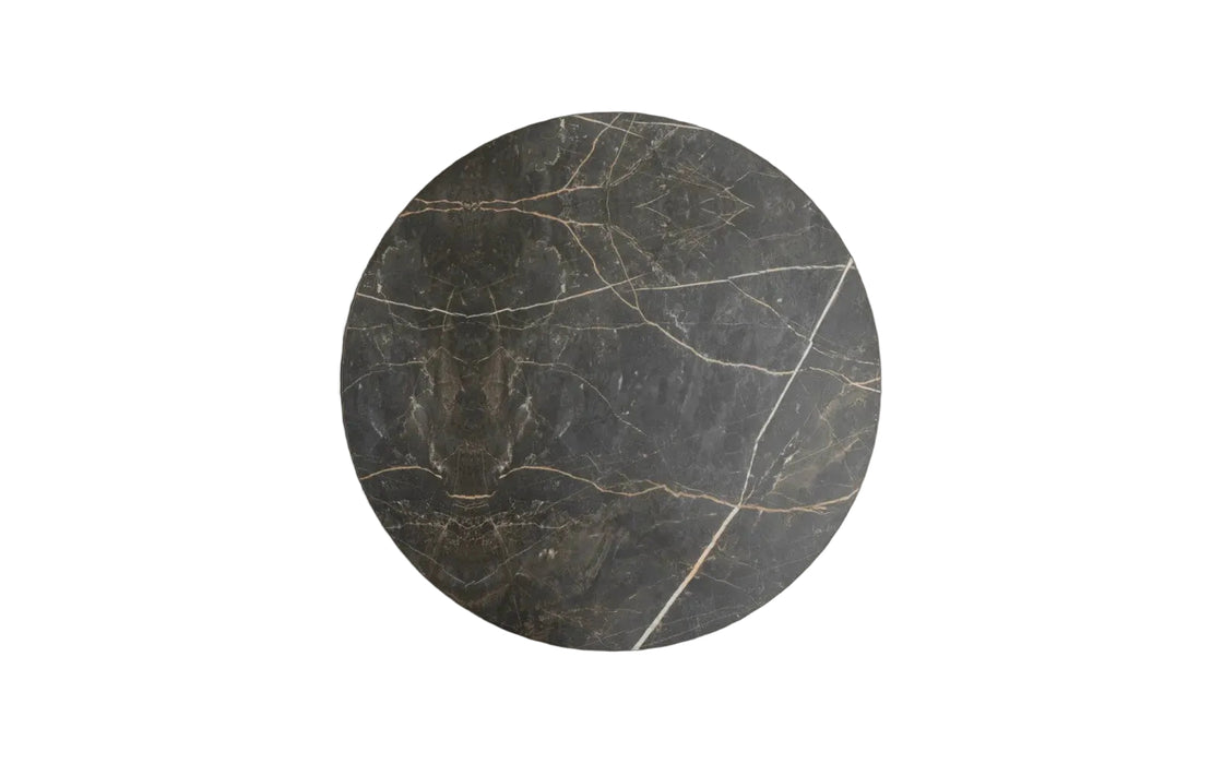 marble bromo lamulux ronde tafel
