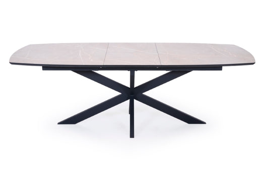 marmerlook uitschuifbare eettafel deens ovaal mira