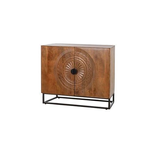 2-deurs-kast-laag-h80-90cm45cm80cm-maya-collection-tv-dressoir-Bohemian-meubel-mango-tropisch-hout-bruin-honey-naturel-relief-bohimian-houtsnijwerk-utrecht