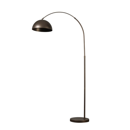metalen vloerlamp boog thijs anodic brown