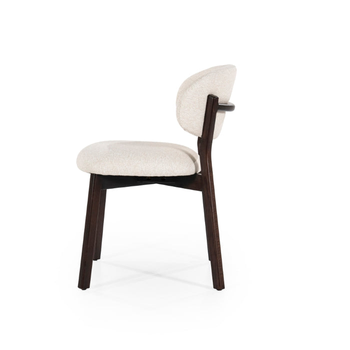 mikky eetkamerstoel bruin beige eleonora