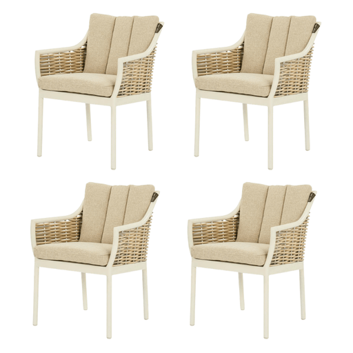 milou tuinstoel apple bee set van 4 oyster
