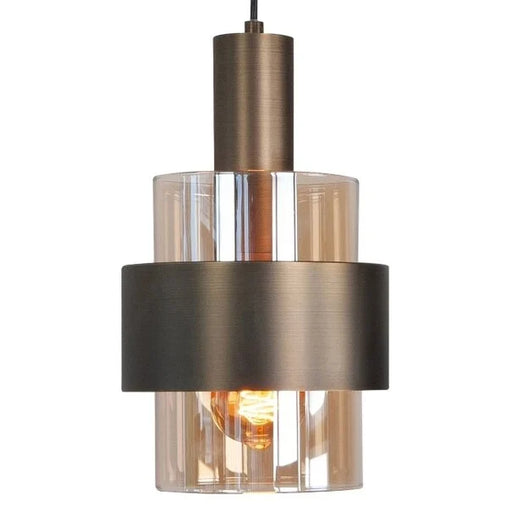 moderne bronze lamp marrone