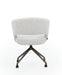 moderne eetstoel op wielen manon he design