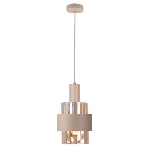 moderne hanglamp beige Marrone
