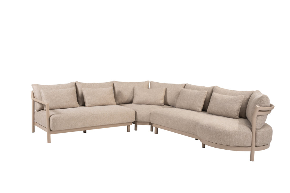 modulaire loungebank voor buiten mykonos latte 4 seasons outdoor