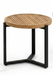 monaco zwart frame teak 60cm applebee