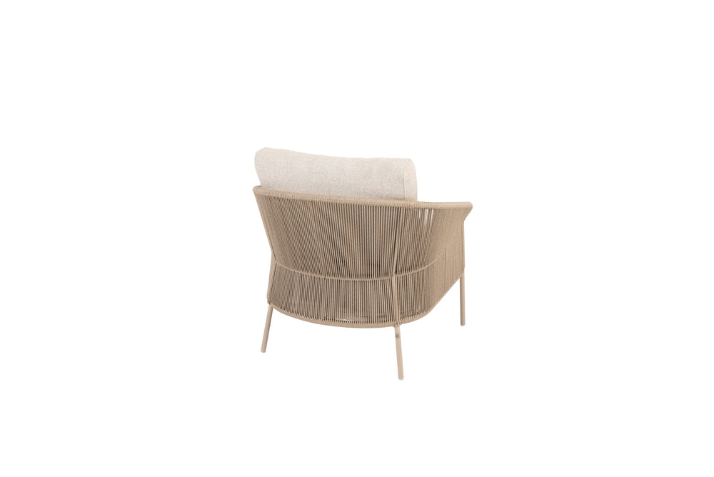 natuurlijke loungestoel voor buiten taste 4SO florence latte