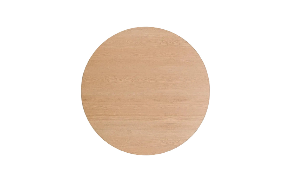 old oak lamulux ronde tafel