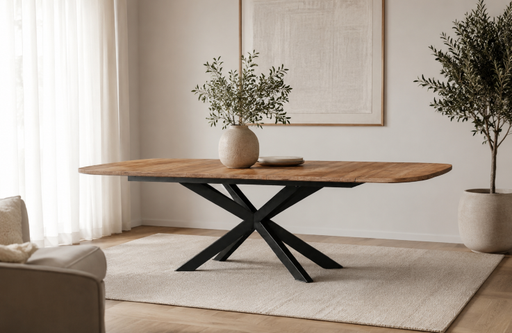 old teak lamulux uitschuifbare eettafel deens ovaal