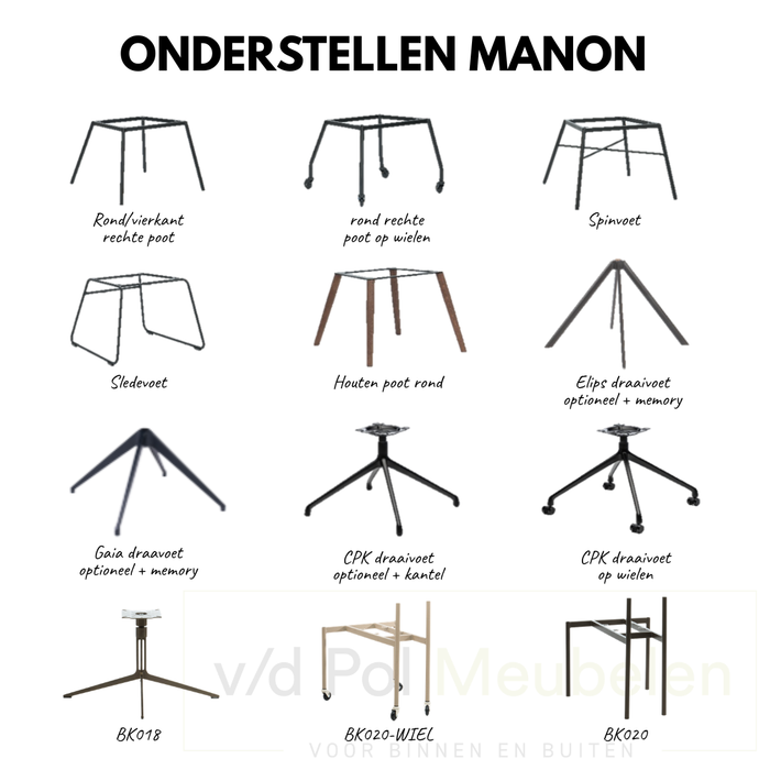 onderstellen manon he design