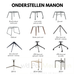 onderstellen manon he design