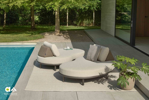 organisch ligbed 2 personen moon island bronze applebee