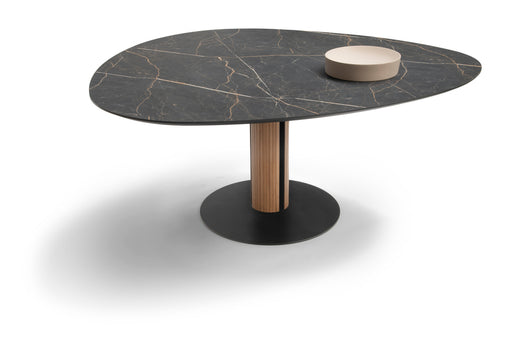 organische marmere tafel steely bree's new world