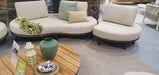 organische modulaire loungeset moon island te zien in showroom regio utrecht