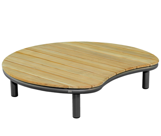 organische salontafel voor buiten moon island apple bee teakhout
