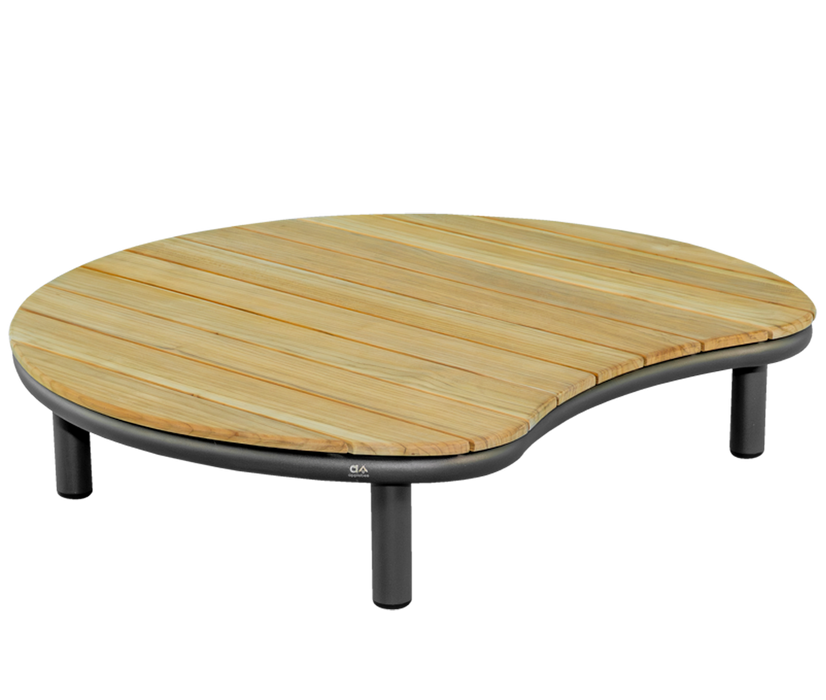 organische salontafel voor buiten moon island apple bee teakhout