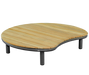 organische salontafel voor buiten moon island apple bee teakhout