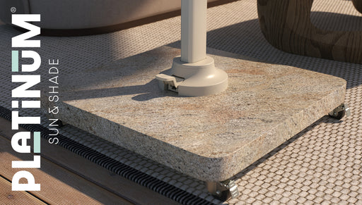 parasolvoet voor zweefparasol beige venezia
