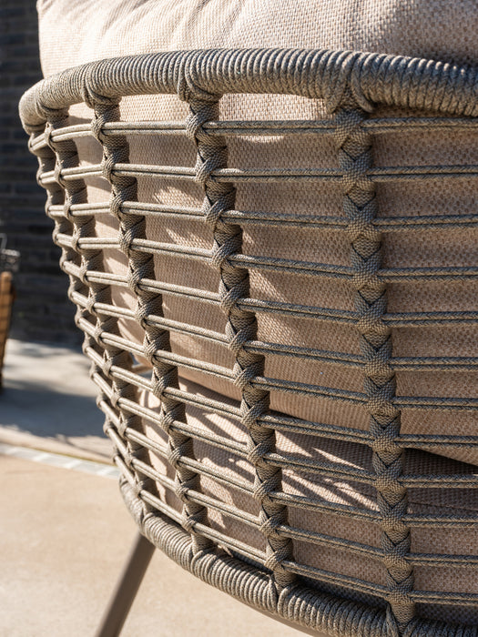 puglia tuinstoel rope aluminium latte natuurlijke tuinstoel taste by 4so
